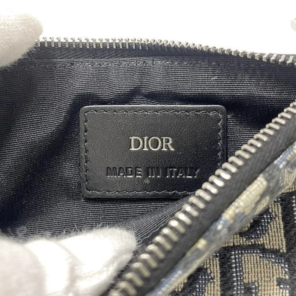Christian Dior Zipper Card Holder